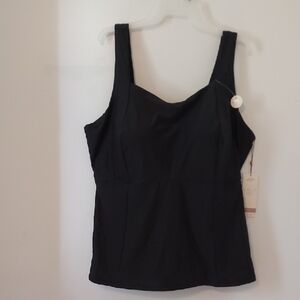 Calia 3X   Black bathing Suit Top